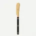 Bistrot Gold Solid Black Butter Spreader 5"1/2