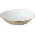 Salamanque Gold White Coupe Soup Bowl Round 7.5 in.