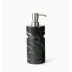 Marquina Black Soap Dispenser 3"Dia 8" High