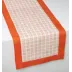 Mikela Tangerine Table Runner - 15 x 108