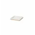 Pietra Marble Soap Dish 5 x 5 x 75 White/Gold