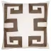 Empire Birch Brown Ribbon 22 x 22 in Pillow