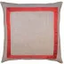 Marquess Linen Red Ribbon 22 x 22 in Pillow
