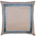 Marquess Linen Slate Blue Ribbon 22 x 22 in Pillow