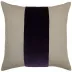 Ming Linen Deep Purple Velvet Band 12 x 24 in Pillow