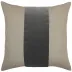 Ming Linen Grey Cloud Velvet Band 12 x 24 in Pillow