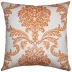 Picnic Orange Ivory Floral 12 x 24 in Pillow