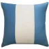 Savvy Hue Chambray Ivory Band Denim 12 x 24 in Pillow