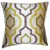 Verde Lime & Tan Ornate 12 x 24 in Pillow