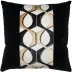 Catena Black Band Black 12 x 24 in Pillow