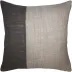 Hopsack Two Tone Stone Bark 12 x 24 in Pillow