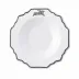 Running Elk Platinum Rim Scallop Soup Plate