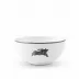 Running Elk Platinum Rim Cereal Bowl