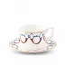 Wellington Bit Pattern Bone China Cup and Saucer