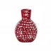 Occhi by Tobia Scarpa Crystal/Coral 21.5 Cm Vase