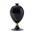 Veronese by Vittorio Zecchin Black/Gold Leaf Small Vase