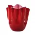 Fazzoletto by Fulvio Bianconi e Paolo Venini Red/Opaque Pink Large Vase