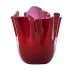 Fazzoletto by Fulvio Bianconi e Paolo Venini Red/Opaque Pink Small Vase