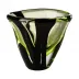 Black Belt by Peter Marino Grass Green/Crystal/Black Extra Small Vase