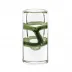 Cilindro by Peter Marino Crystal/Apple Green/Milk-White 25 Cm Vase