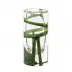 Cilindro by Peter Marino Crystal/Apple Green/Milk-White 32 Cm Vase