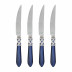 Aladdin Antique Blue Steak Knives - Set of 4 9"L