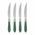 Aladdin Brilliant Green Steak Knives - Set of 4 9"L