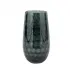 Bolla Glass Gray Pebbled Vase Small