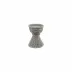Casa Gray Candlestick Short 4.75"D, 6"H