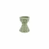 Casa Sage Green Candlestick Short 4.75"D, 6"H