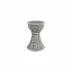 Casa Gray Candlestick Medium 5"D, 7"H