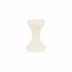 Casa Ivory Candlestick Large 5.75"D, 8"H
