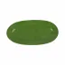 Cucina Fresca Sage Narrow Oval Platter