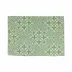 Damask Green Placemats - Set of 4 21.5"L, 15"W