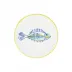 Elba's Fish Lined Fin Salad Plate