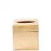 Florentine Wooden Accessories Gold Tissue Box 5.75"Sq, 6"H