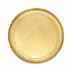 Florentine Wooden Accessories Gold Small Round Tray 9.75"D