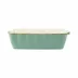 Italian Bakers Aqua Small Rectangular Baker 9.75"L, 5.75"W, 1 Quart