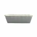 Italian Bakers Gray Medium Rectangular Baker 14.5"L, 8.5"W, 3.5"H, 3.5 Quarts