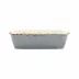 Italian Bakers Gray Small Rectangular Baker 9.75"L, 5.75"W, 2.5"H, 1 Quart