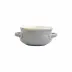 Italian Bakers Gray Small Handled Round Baker 7.5"L, 5.25"W, 3"H, 0.50 Quart