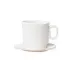 Lastra Linen Espresso Cup & Saucer 3"H, 4 oz