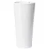 Lastra White Large Conic Vase 5.25"D, 11"H