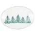 Melamine Lastra Holiday Oval Platter 18"L, 12.5"W