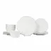 Melamine Lastra White Twelve-Piece Place Setting