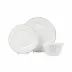 Melamine Lastra White Three-Piece Place Setting