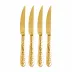 Martellato Gold Steak Knives - Set of 4