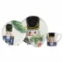 Nutcrackers Blue Four-Piece Place Setting 6.5"-11.5"D, 3.5"-4.5"H