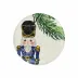 Nutcrackers Blue Salad Plate 9"D