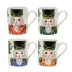 Nutcrackers Assorted Mugs - Set of 4 4.5"H, 14 oz